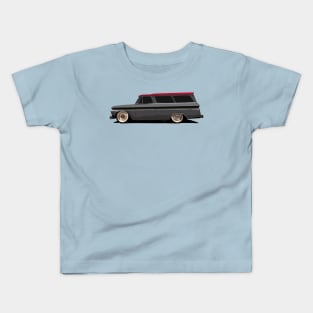 1965 Chevy Suburban Carryall - stylized Kids T-Shirt